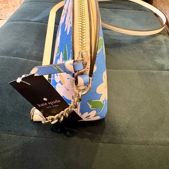 kate spade Blue Floral Daisy Crossbody Bag NWT - Picture 4 of 6